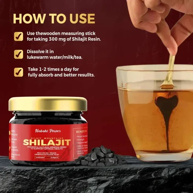 Gilgat Mountain Shilajit - Habshi Power
